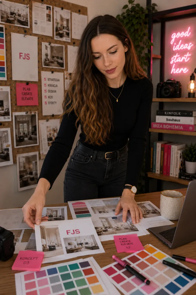 Dominika Kasprzyk z Flamin Joe Studio przy pracy nad koncepcją